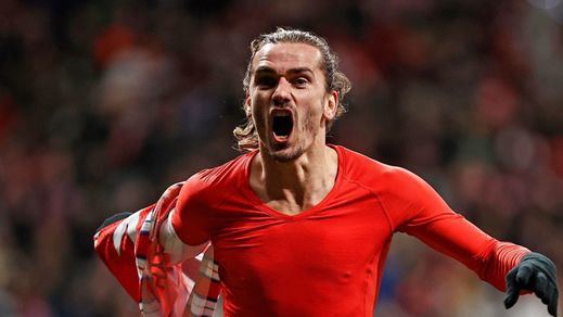 Griezmann celebra uno de sus goles