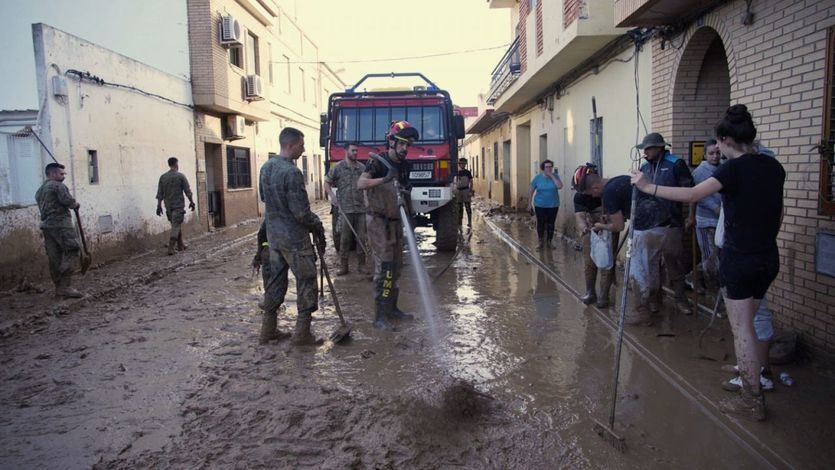 Efectivos de la UME, en la DANA de Valencia