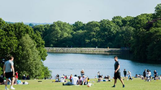 Buen tiempo en el parque