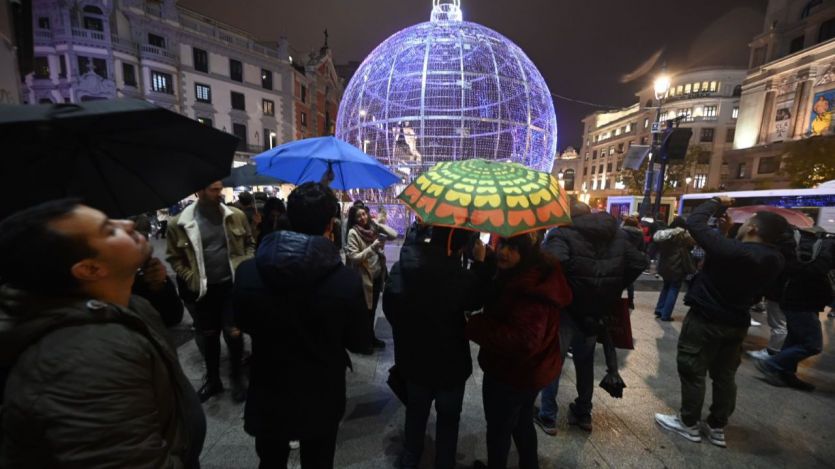 Luces de navidad en Madrid