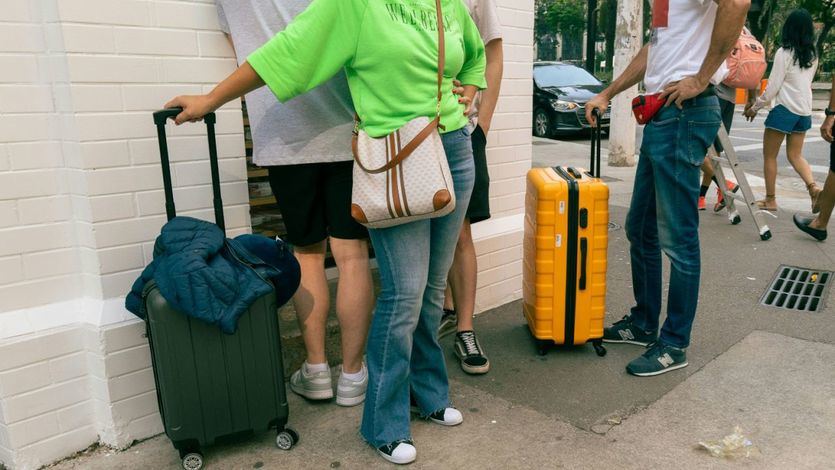 Turistas en la ciudad
