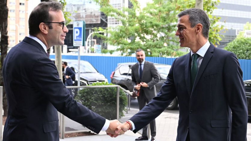 Pedro Sánchez y Carlos Cuerpo