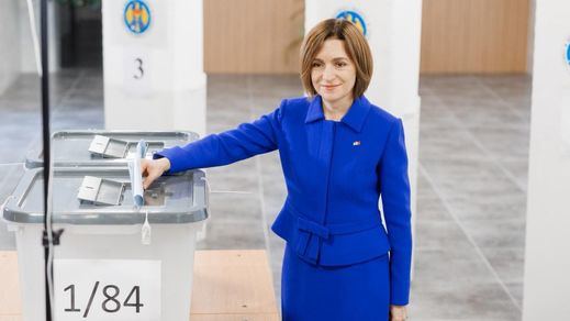 La presidenta moldava, Maia Sandu