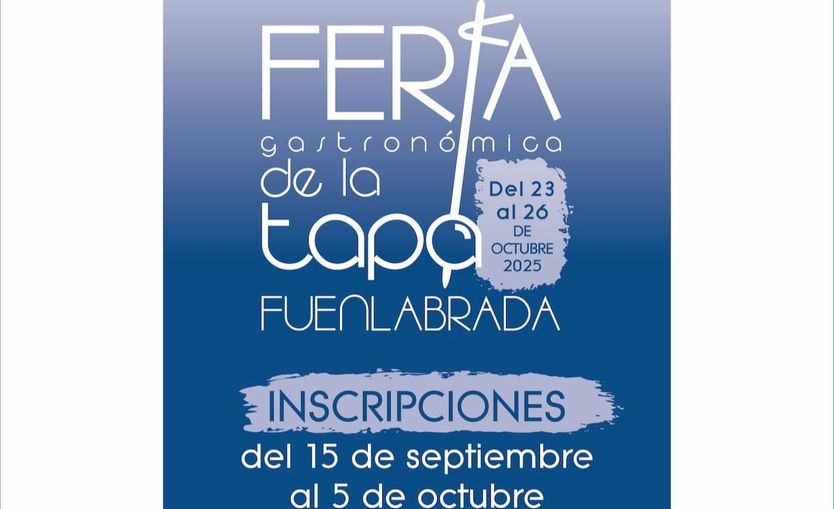 Cartel de la Feria tapa 2025 de Fuenlabrada