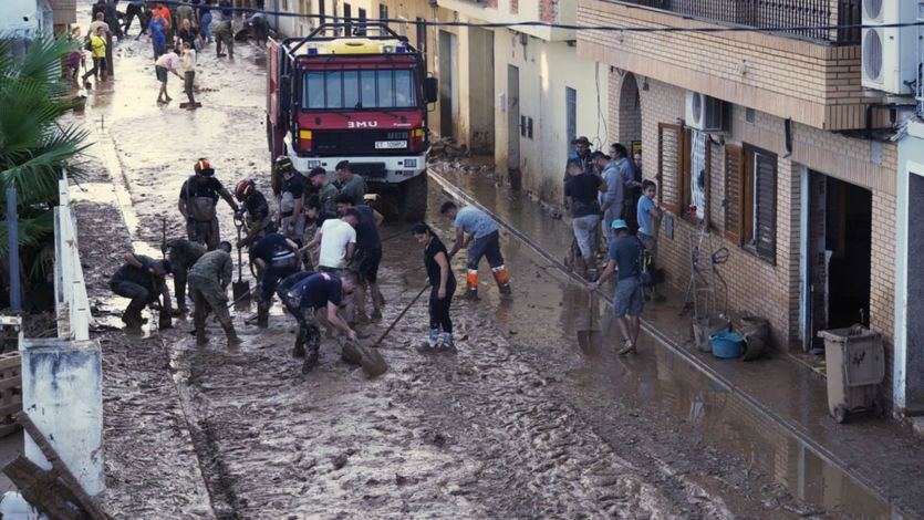 Efectivos de la UME, en la DANA de Valencia