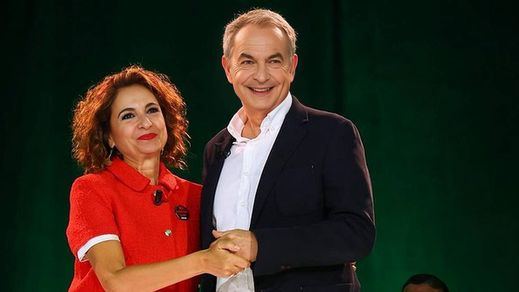 María Jesús Montero y José Luis Rodríguez Zapatero