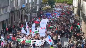 Miles de personas se manifiestan en solidaridad con Gaza en protestas por toda España