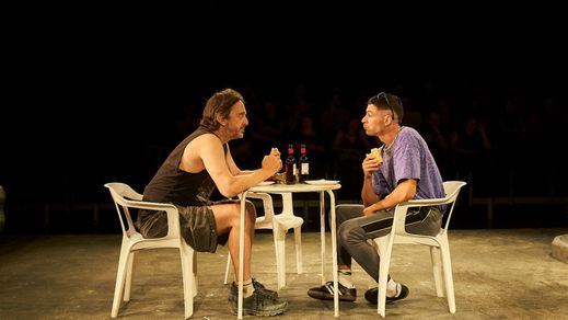 Un momento de la representación.