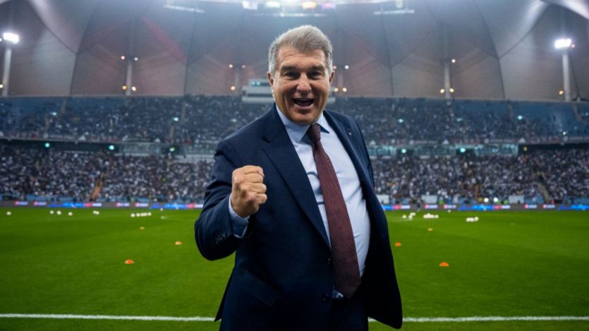 Joan Laporta, presidente del FC Barcelona