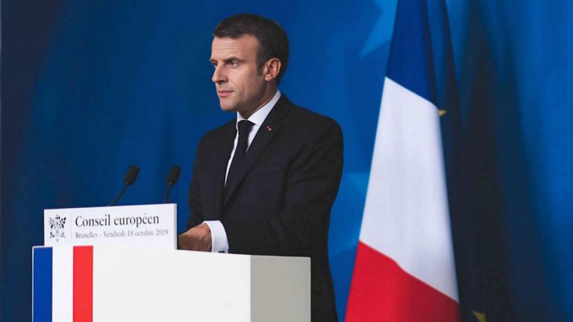 El presidente de Francia, Emmanuel Macron
