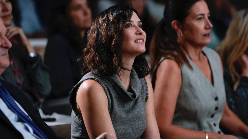 La presidenta madrileña, Isabel Díaz Ayuso