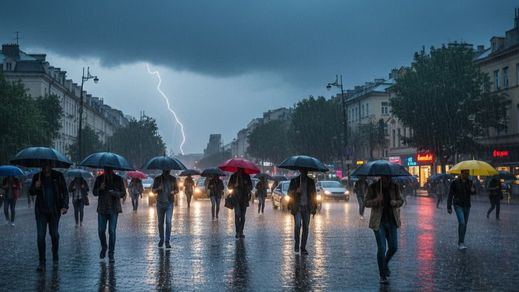 Lluvias en la ciudad