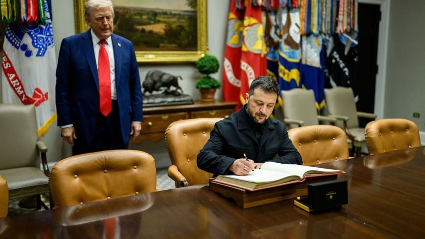 Volodymyr Zelensky y Trump