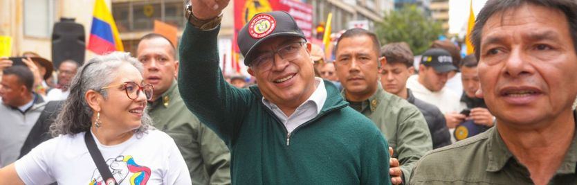El presidente de Colombia, Gustavo Petro