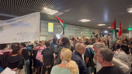 Activistas de la Flotilla, regresando a España