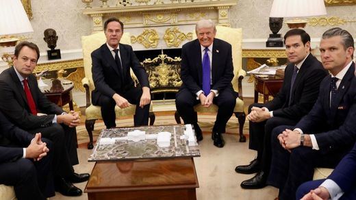 Trump, con Mark Rutte
