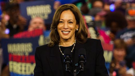 Kamala Harris, en un acto
