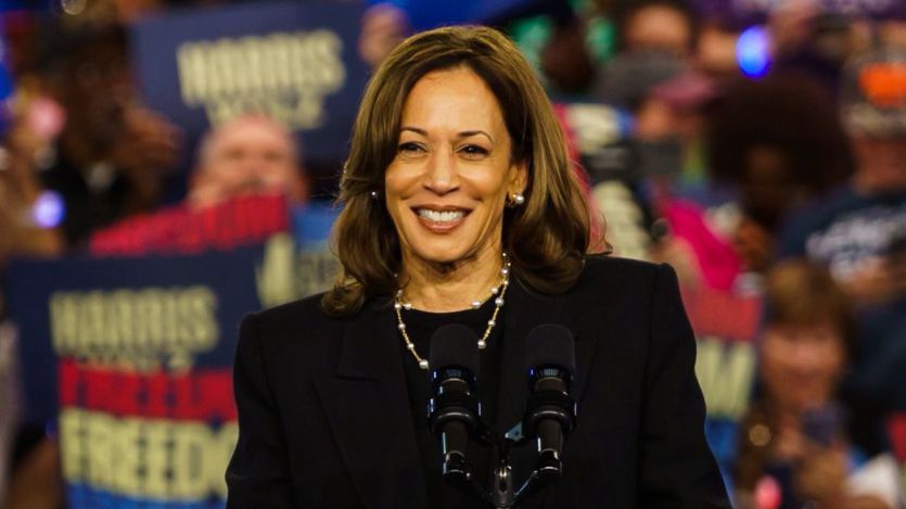 Kamala Harris, en un acto