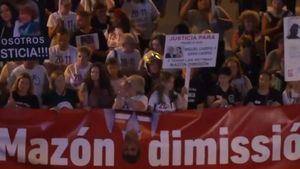 Manifestación multitudinaria en Valencia contra Mazón un año después de la dana