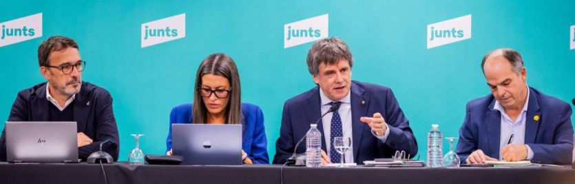 Reunión de la cúpula de Junts x Catalunya