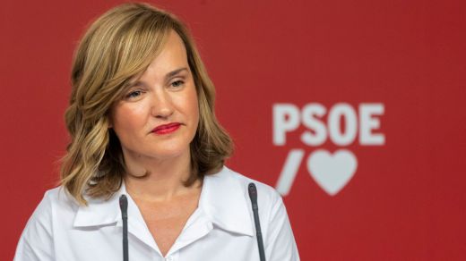 La portavoz del PSOE y ministra de Educación, Pilar Alegría
