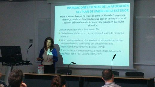 Inmaculada Piles, durante una charla