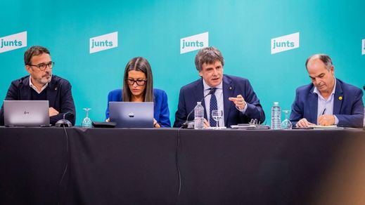 Reunión de la cúpula de Junts x Catalunya