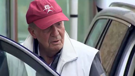 Rey Juan Carlos I en una visita a España