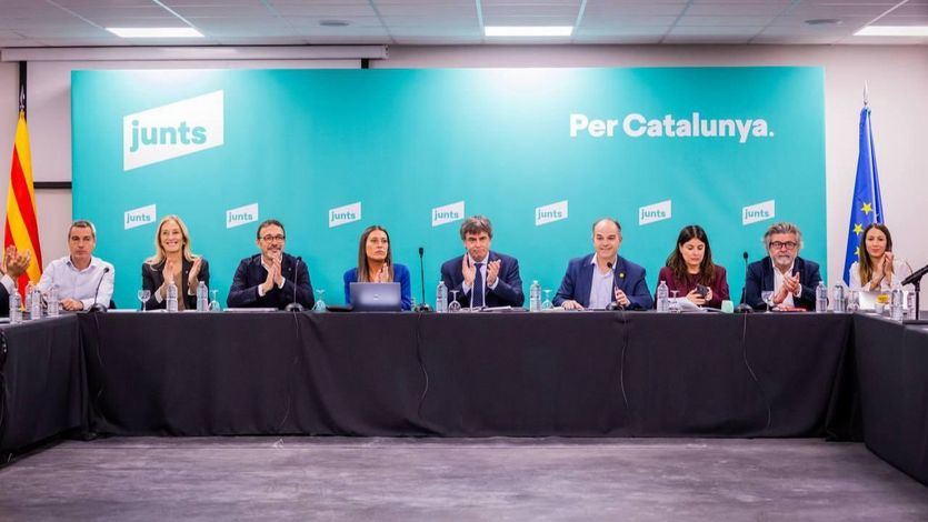 Reunión de la cúpula de Junts x Catalunya
