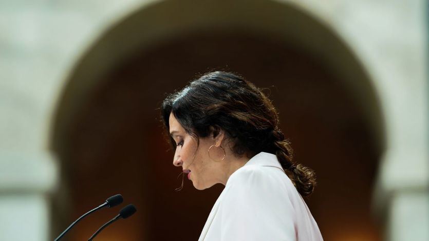 La presidenta de la Comunidad de Madrid, Isabel Díaz Ayuso