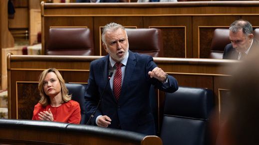 Ángel Víctor Torres, en el Congreso