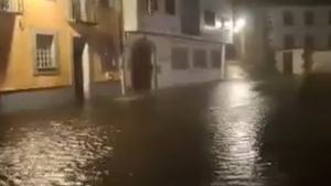 El río Tormes se desborda en Ávila: la borrasca Claudia sigue causando estragos