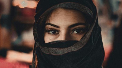 Una musulmana con hiyab