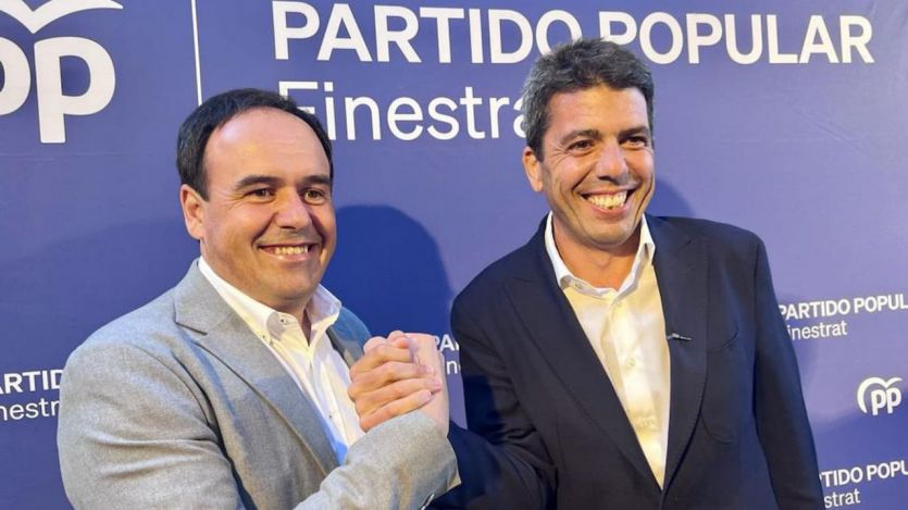 Juanfran Pérez Llorca y Carlos Mazón