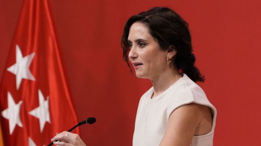 La presidenta de la Comunidad de Madrid, Isabel Díaz Ayuso