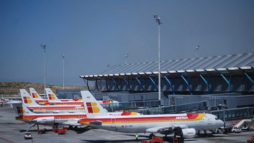 Aviones de Iberia en el Aeropuerto