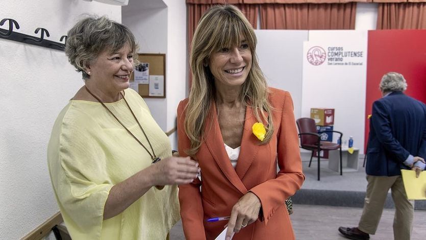 Begoña Gómez, durante un acto en la Complutense