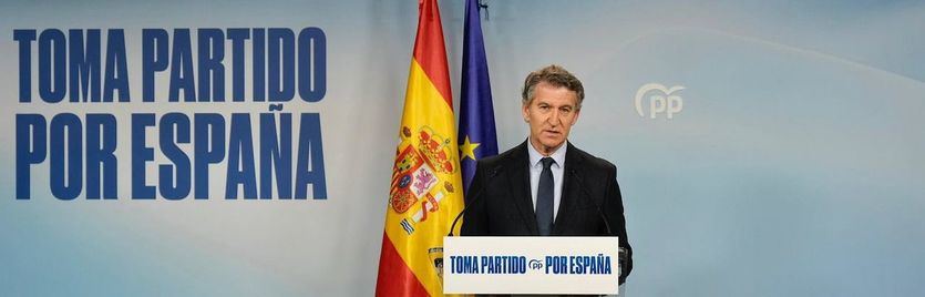 Alberto Núñez Feijóo, líder del PP