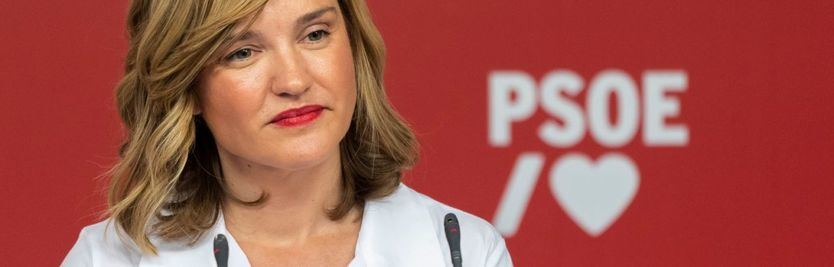 La portavoz del PSOE y ministra de Educación, Pilar Alegría