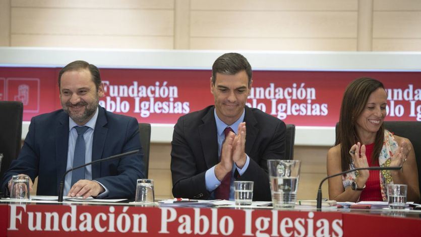 José Luis Ábalos y Pedro Sánchez