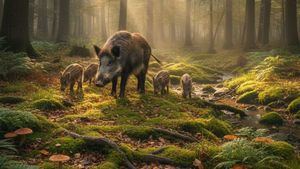 Un bocadillo contaminado, posible causa del brote de peste entre los jabalíes muertos