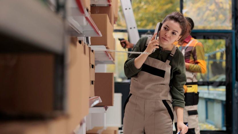 Autónoma trabajando