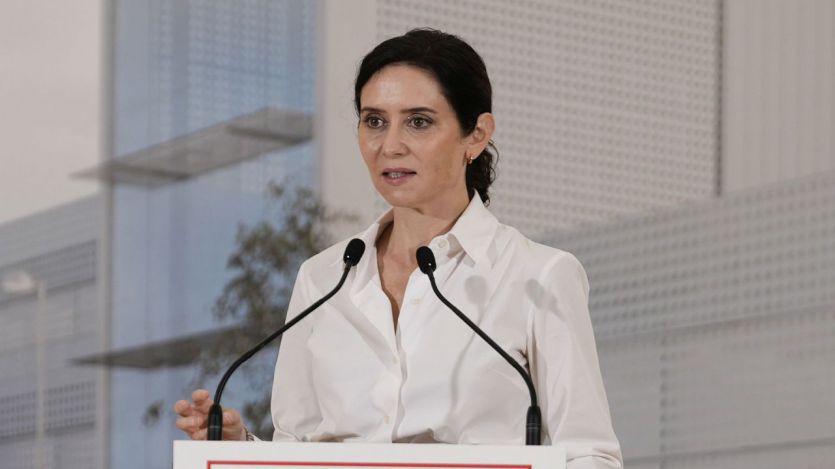 La presidenta de la Comunidad de Madrid, Isabel Díaz Ayuso
