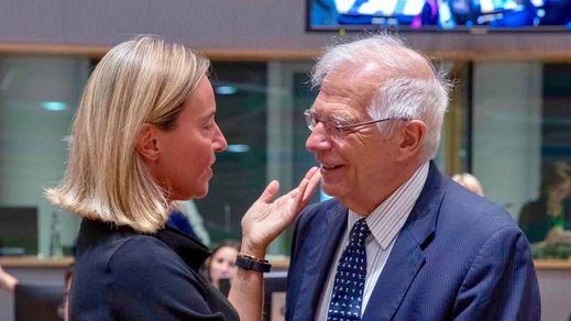 Federica Mogherini y Josep Borrell