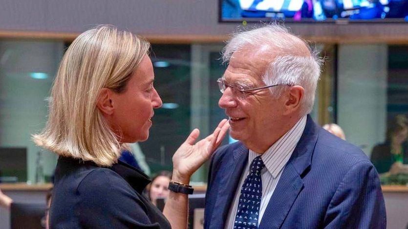 Federica Mogherini y Josep Borrell