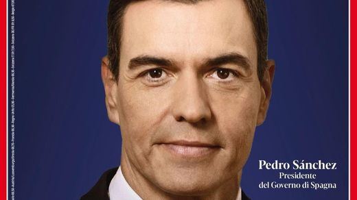 Pedro Sánchez en la portada de la revista 'L'Espresso'