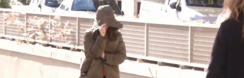 Leire Díez, tras salir de prisión provisional