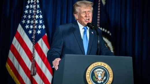 Donald Trump, en rueda de prensa