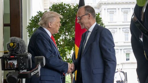 Donald Trump y Friedrich Merz