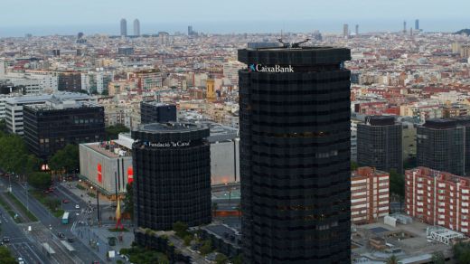 Exterior Edificio corporativo Barcelona de CaixaBank